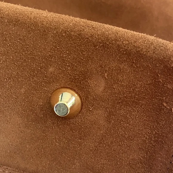 Clare V Tan Tote with Yellow Accent - Picture 5 of 9